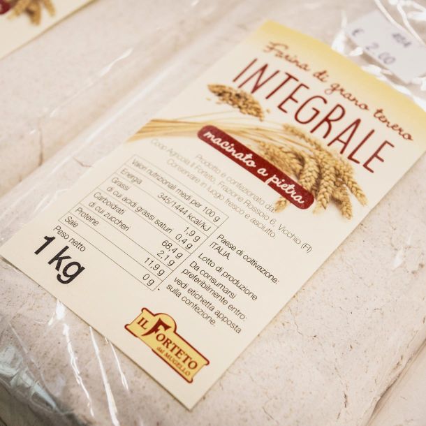 Stone ground flours in the Company’s mill