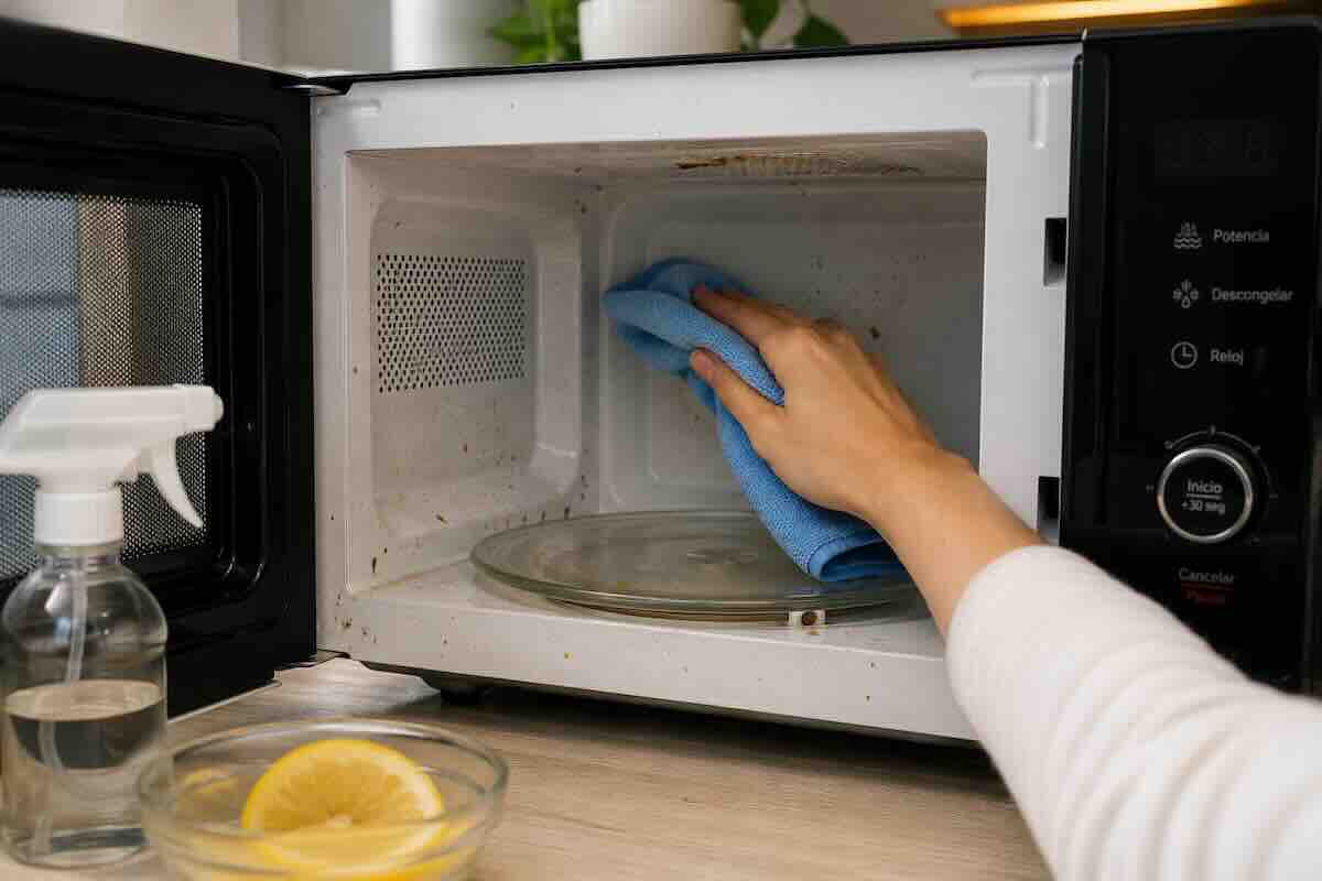 Scarafaggi nel microonde